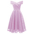 Sleeveless V-Neck Lace A-Line Cocktail Dress #Lace #Sleeveless #A-Line